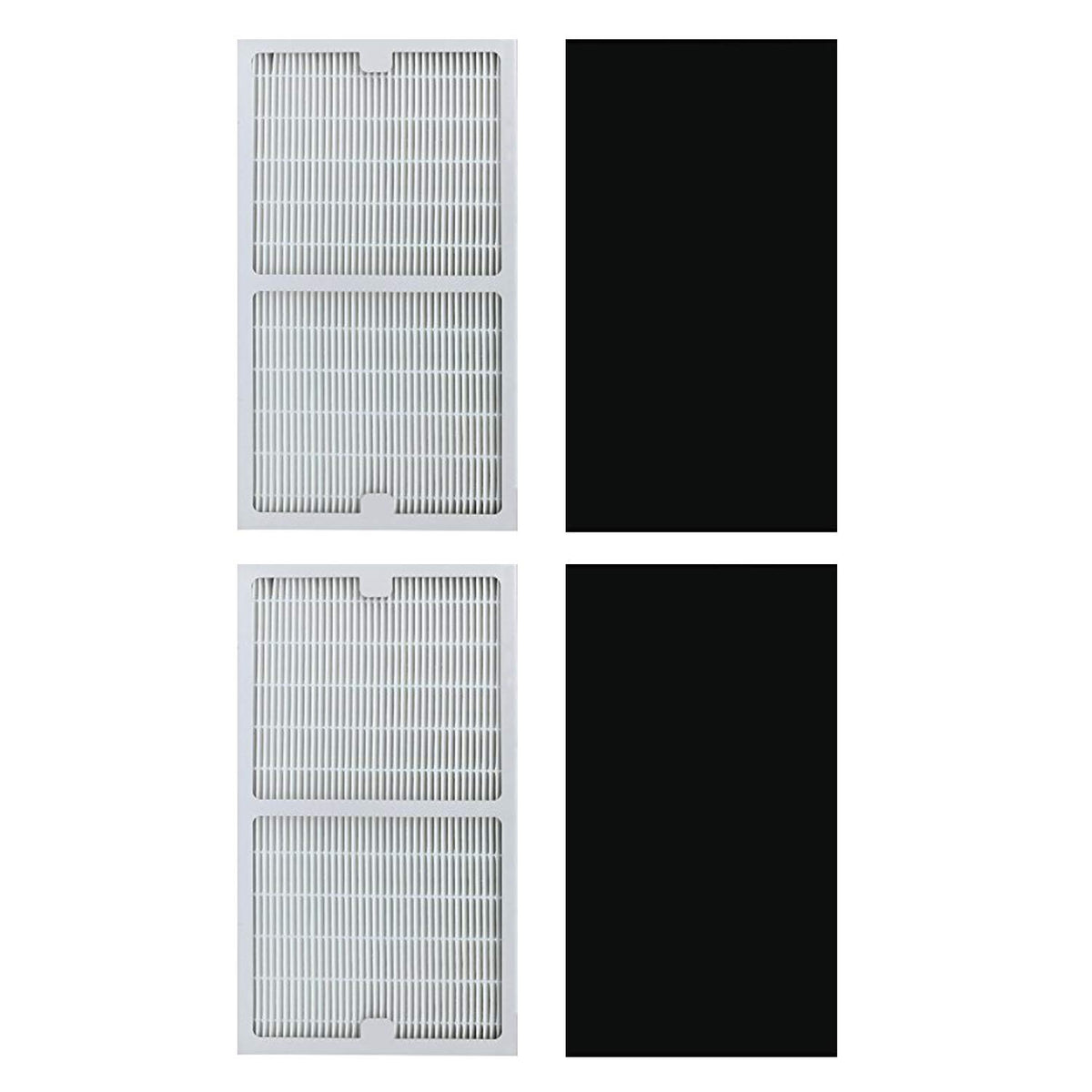 HALIEVE Idylis filter set close-up of HEPA and carbon filters for IAP-10-200/280 purifiers, boosts air freshness.