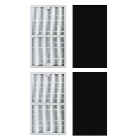 HALIEVE Idylis filter set close-up of HEPA and carbon filters for IAP-10-200/280 purifiers, boosts air freshness.