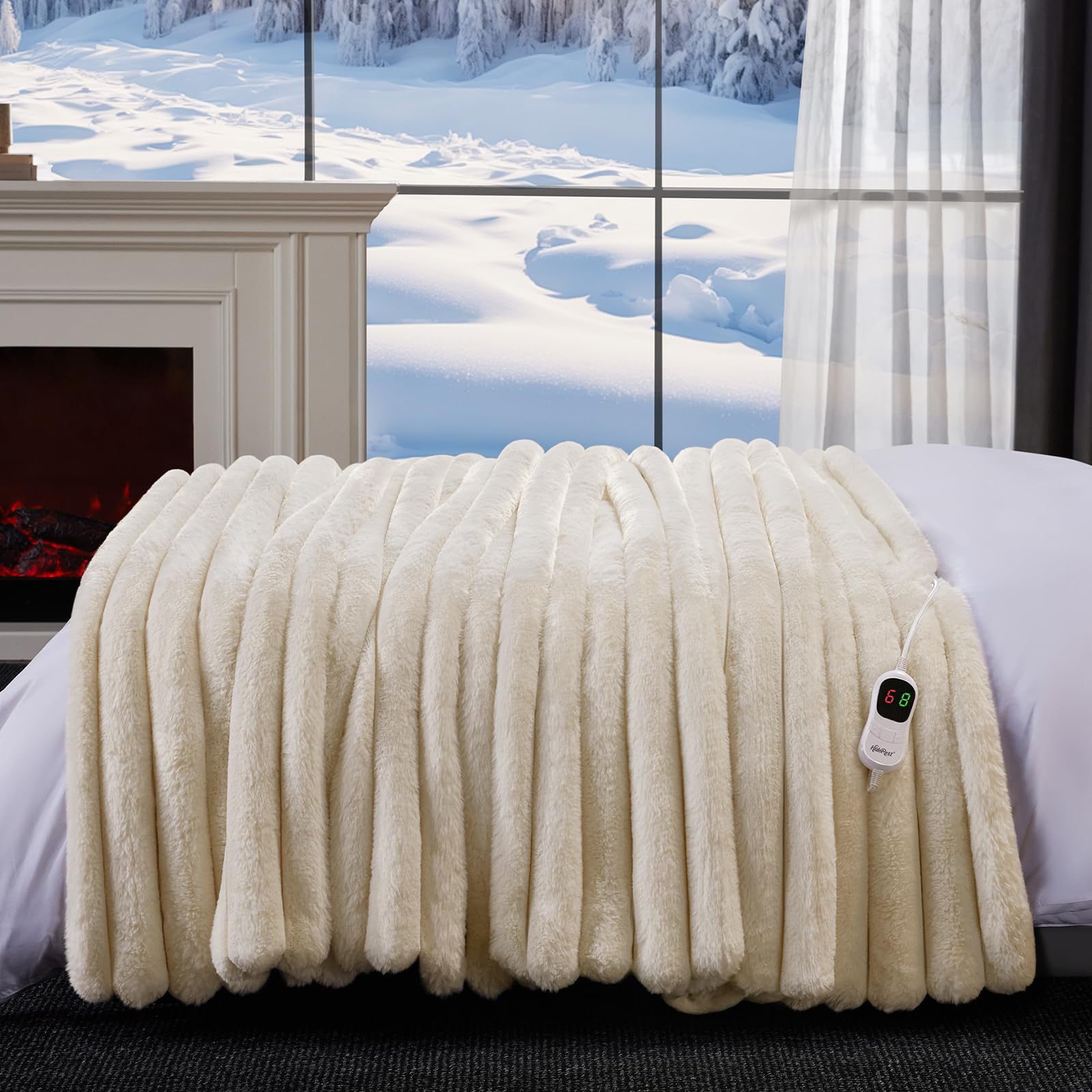 Overheat protection highlights HaloRest safety feature for worry-free relaxation.