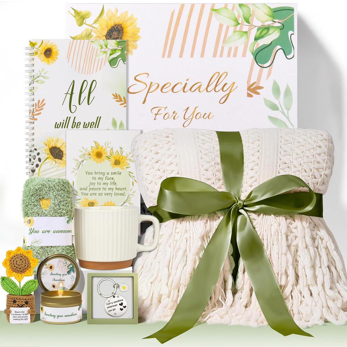 HAMCSTNF sunflower gift box ready to gift, perfect for Mother's Day