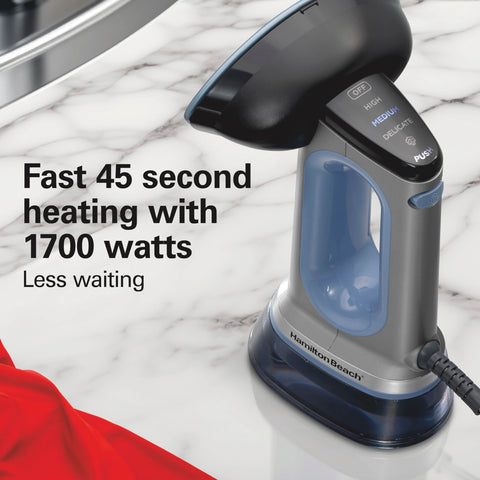 Durathon 45-second heat-up saves time before dressing.