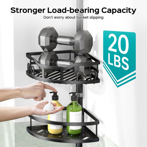 HAMITOR stable, non-tipping design prevents tipping even with heavy bottles.