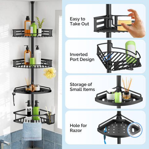 HAMITOR rustproof stainless steel construction resists humidity for long-lasting use.