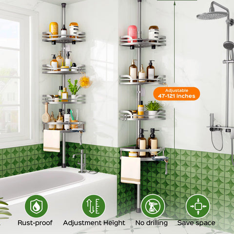 HAMITOR renter-friendly design requires no permanent fixtures, easy to mount