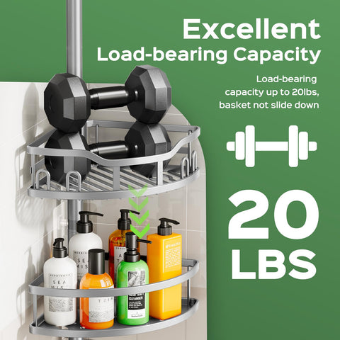 HAMITOR 8-hooks add versatile hanging options for razors and wash items
