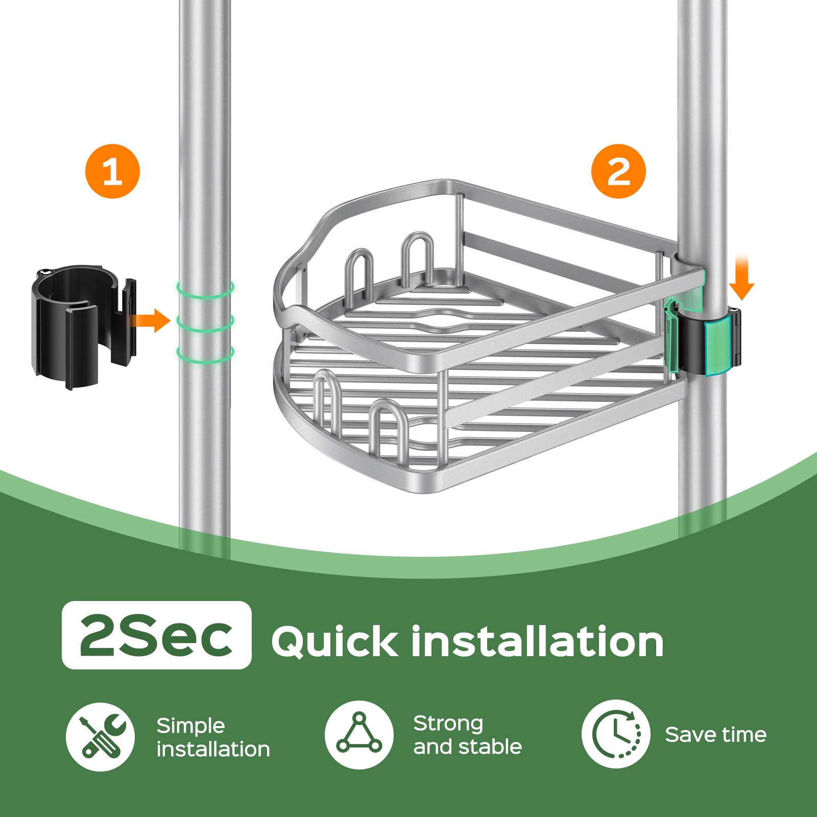 HAMITOR drainage design promotes quick drying and easy cleaning