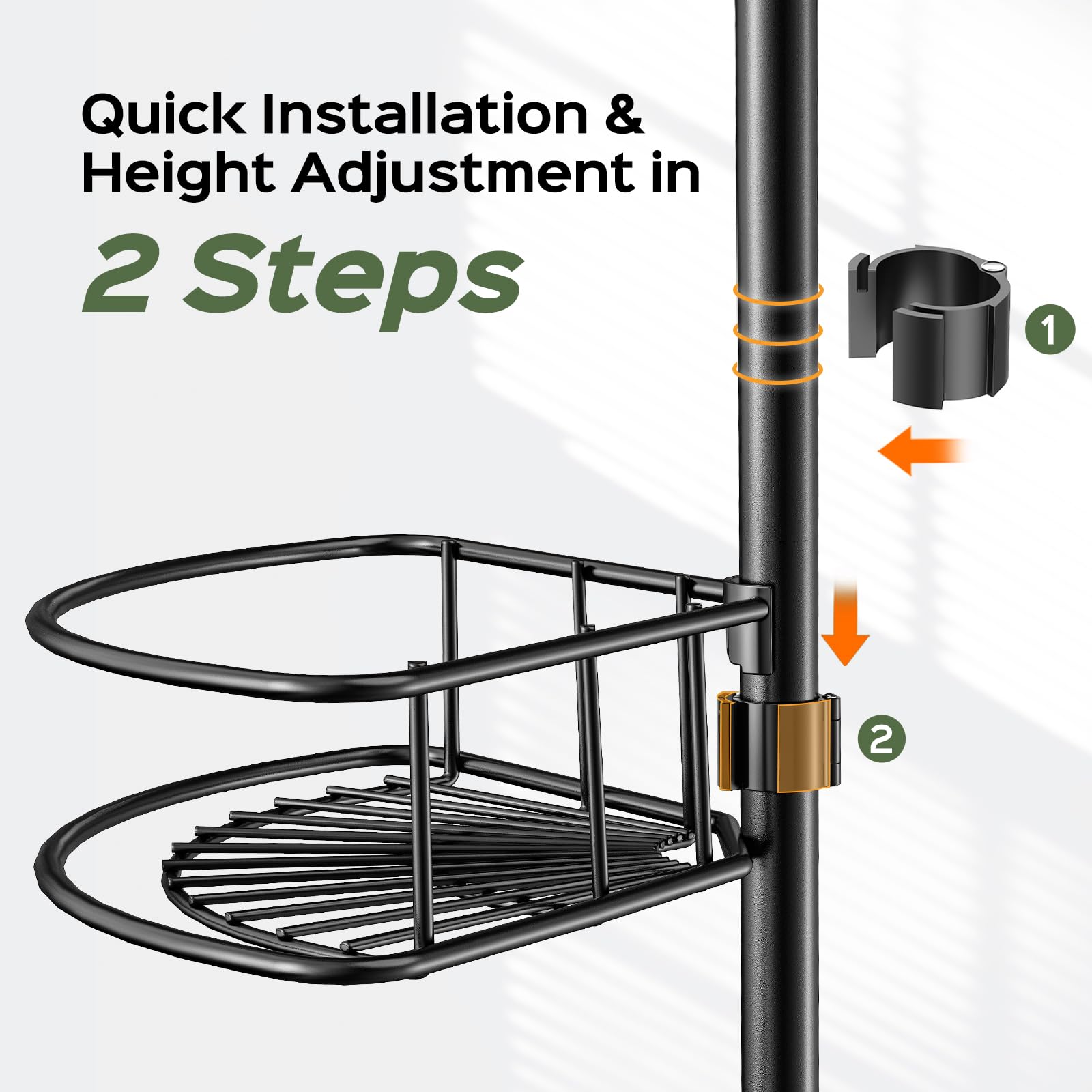 HAMITOR no drill installation with clip-on design for quick setup