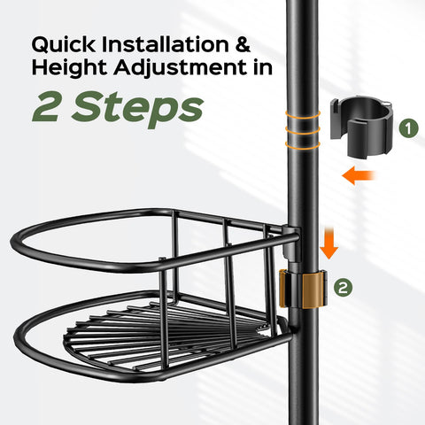 HAMITOR no drill installation with clip-on design for quick setup