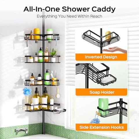 HAMITOR space-saving corner design helps maximize tight bathroom floor space.