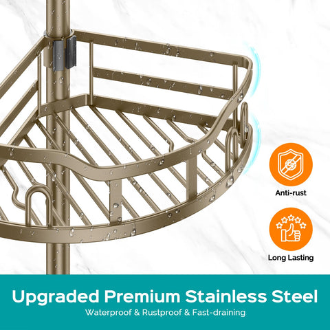 HAMITOR stable non-tipping design keeps bottles secure in use.