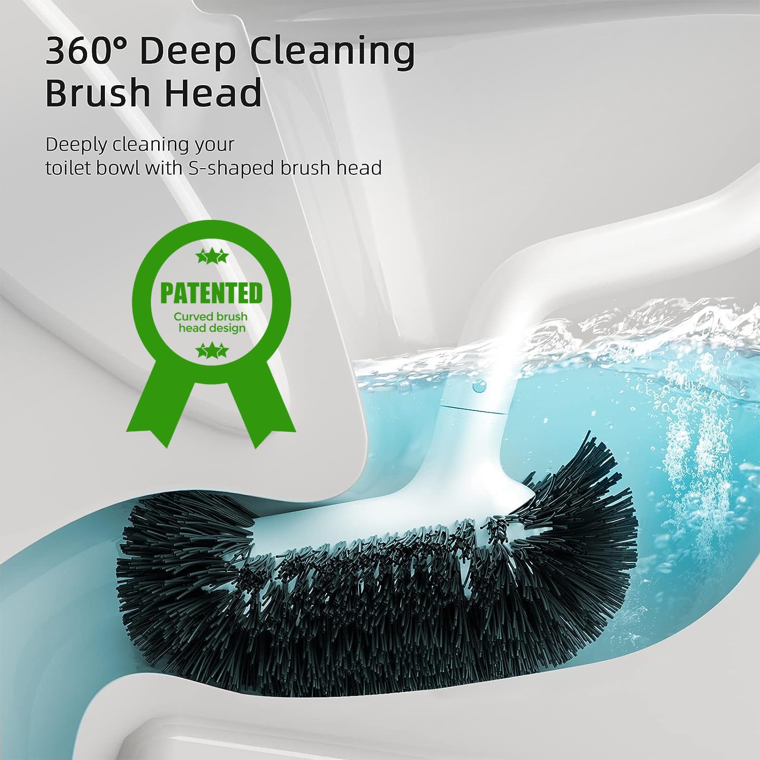 HAMITOR three-pack with half-opening holder prevents drips and keeps floor dry.
