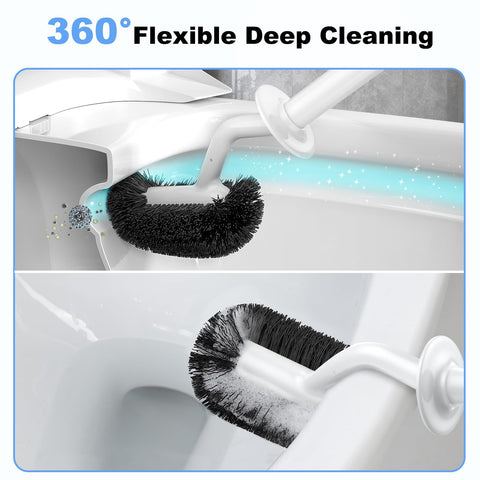 HAMITOR semi-open holder drips dry to minimize mess on floors