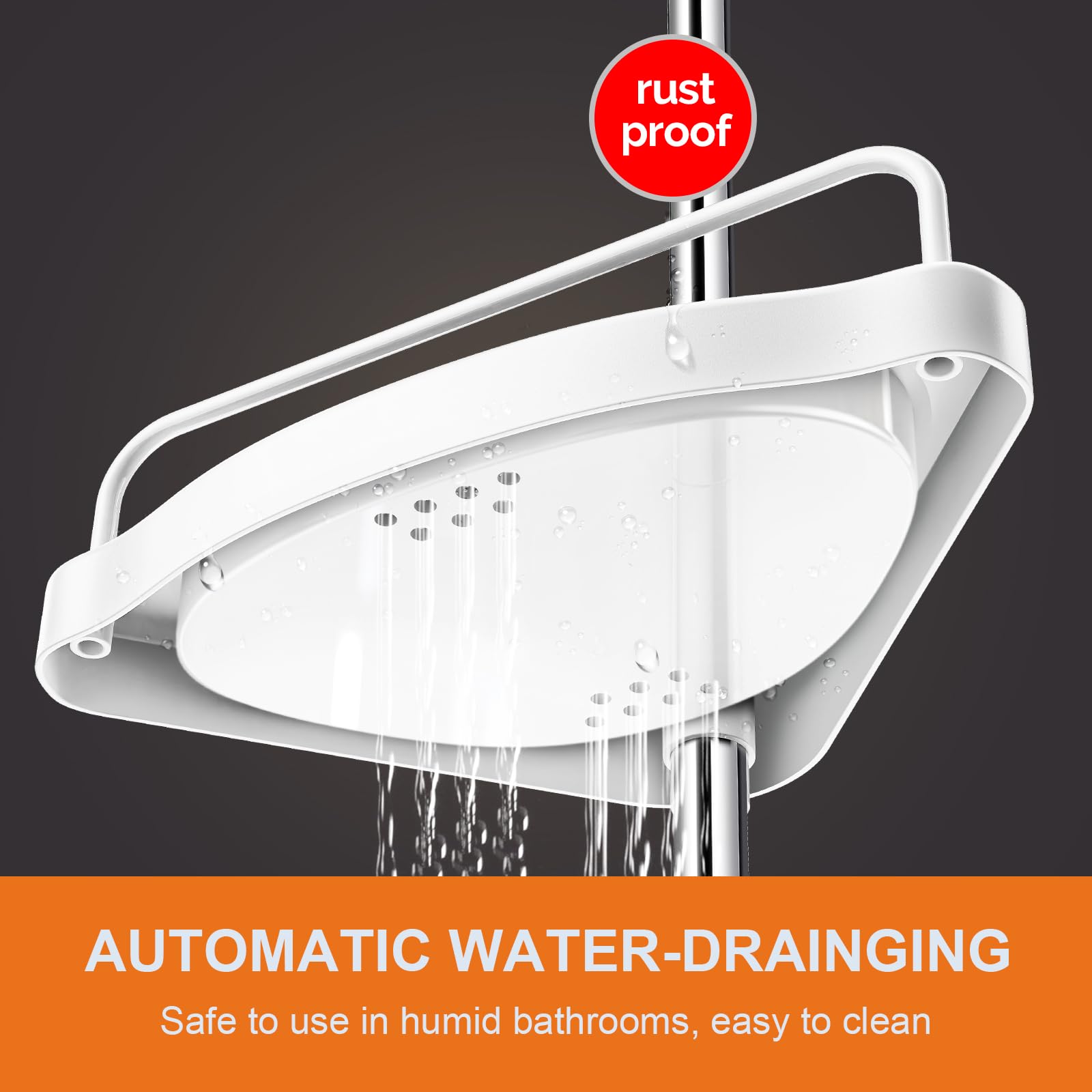 HAMITOR tool-free installation makes setup quick in most bathrooms.