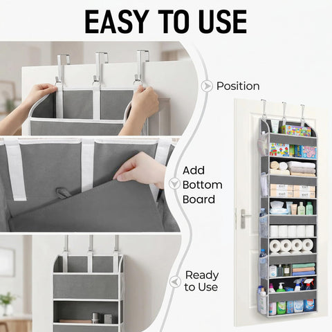 Hamna Collections five-pocket organizer offers spacious storage for toiletries.