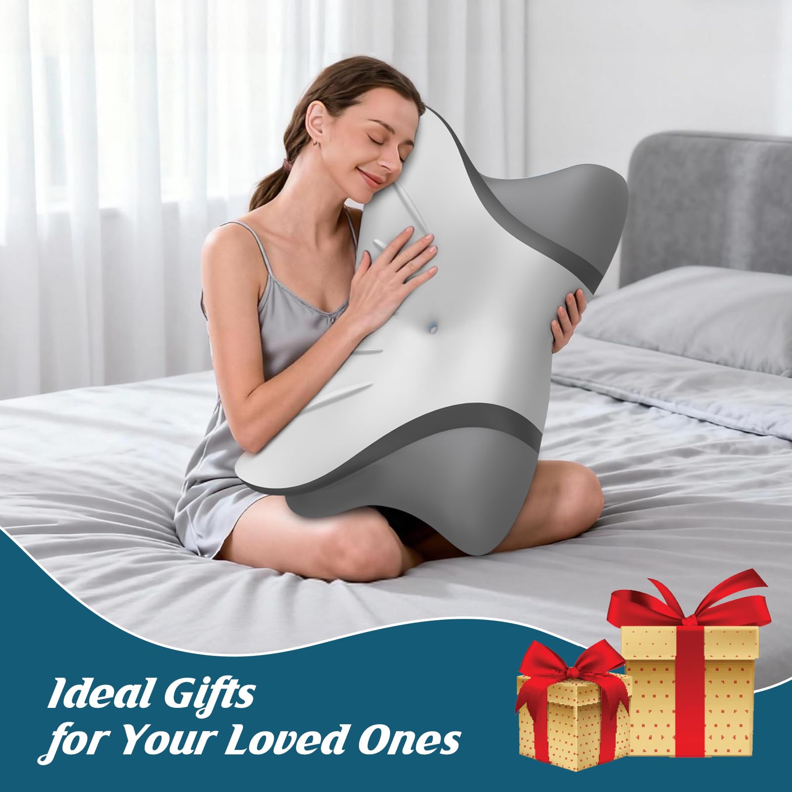 HAMYODO ergonomic pillow with long-term warranty promises dependable nightly support.