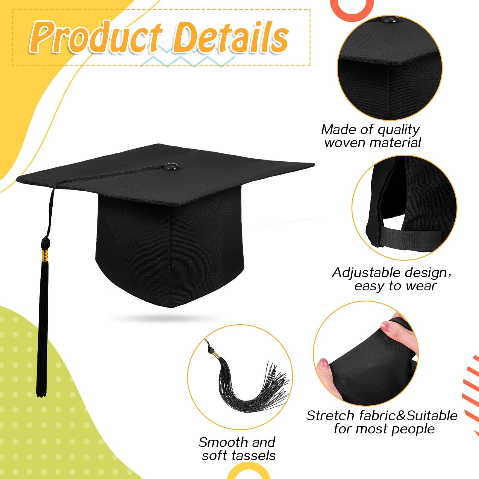 Hanaive black cap adjustable fit, suitable for both men and women.