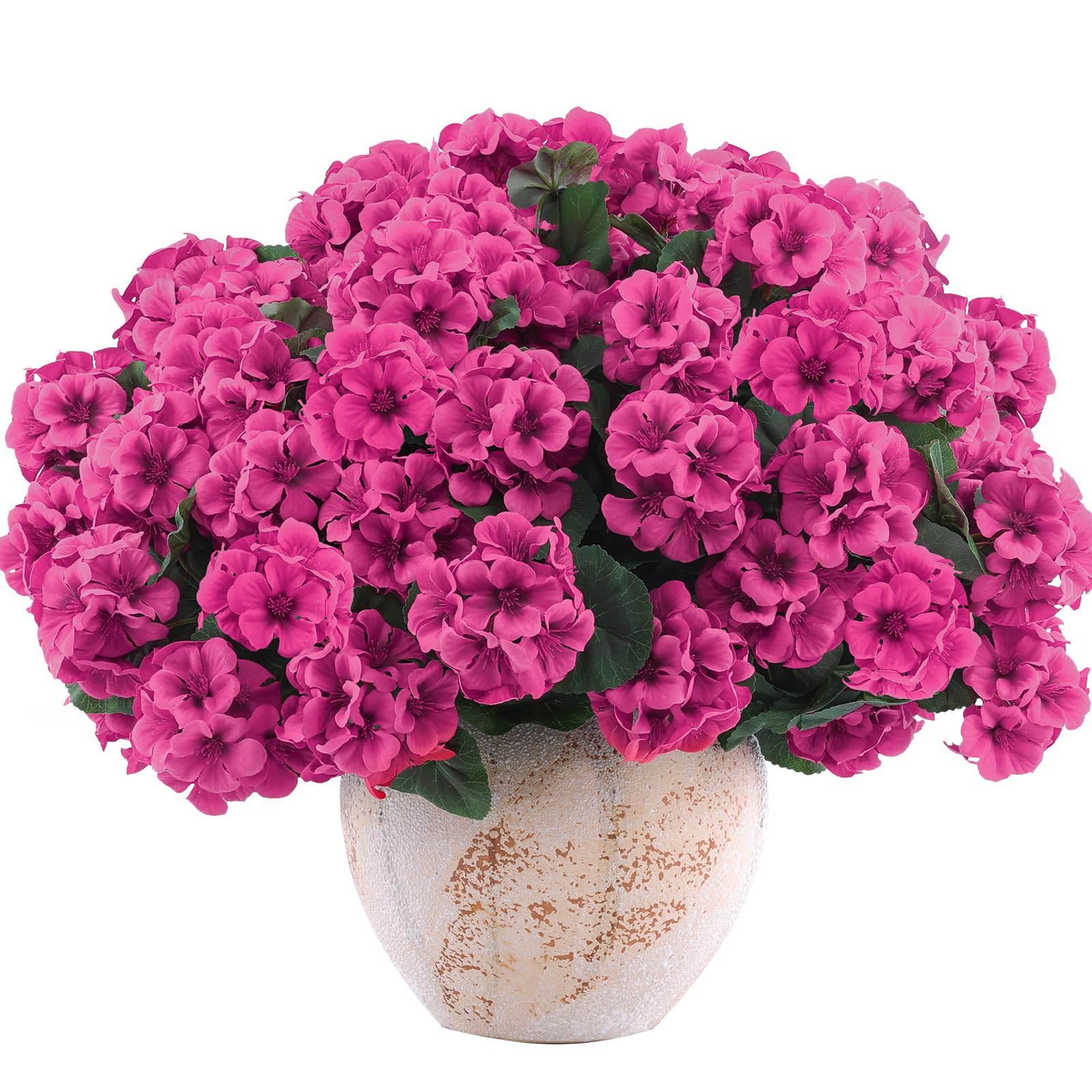 Hananona rose red geranium silk bloom closeup highlights realistic color