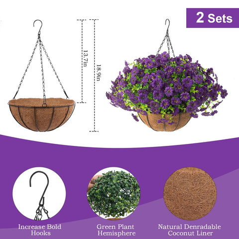 Hananona closeup reveals lifelike flower texture for porch accents.