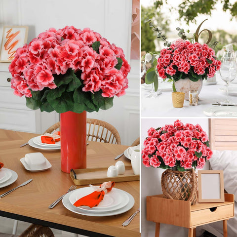 Hananona garden-silk blooms peach for realistic outdoor appeal