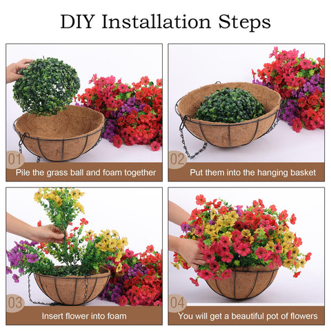 Hananona outdoor flowers ideal for balcony decor or housewarming.