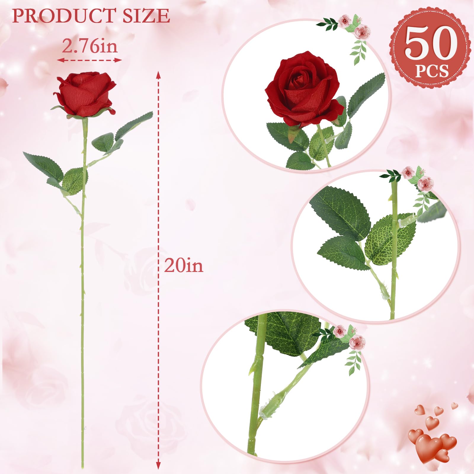 Hananona realistic velvet silk roses for long-lasting wedding decor.