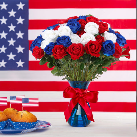 Hananona rose stems wire flexible for easy arrangements.