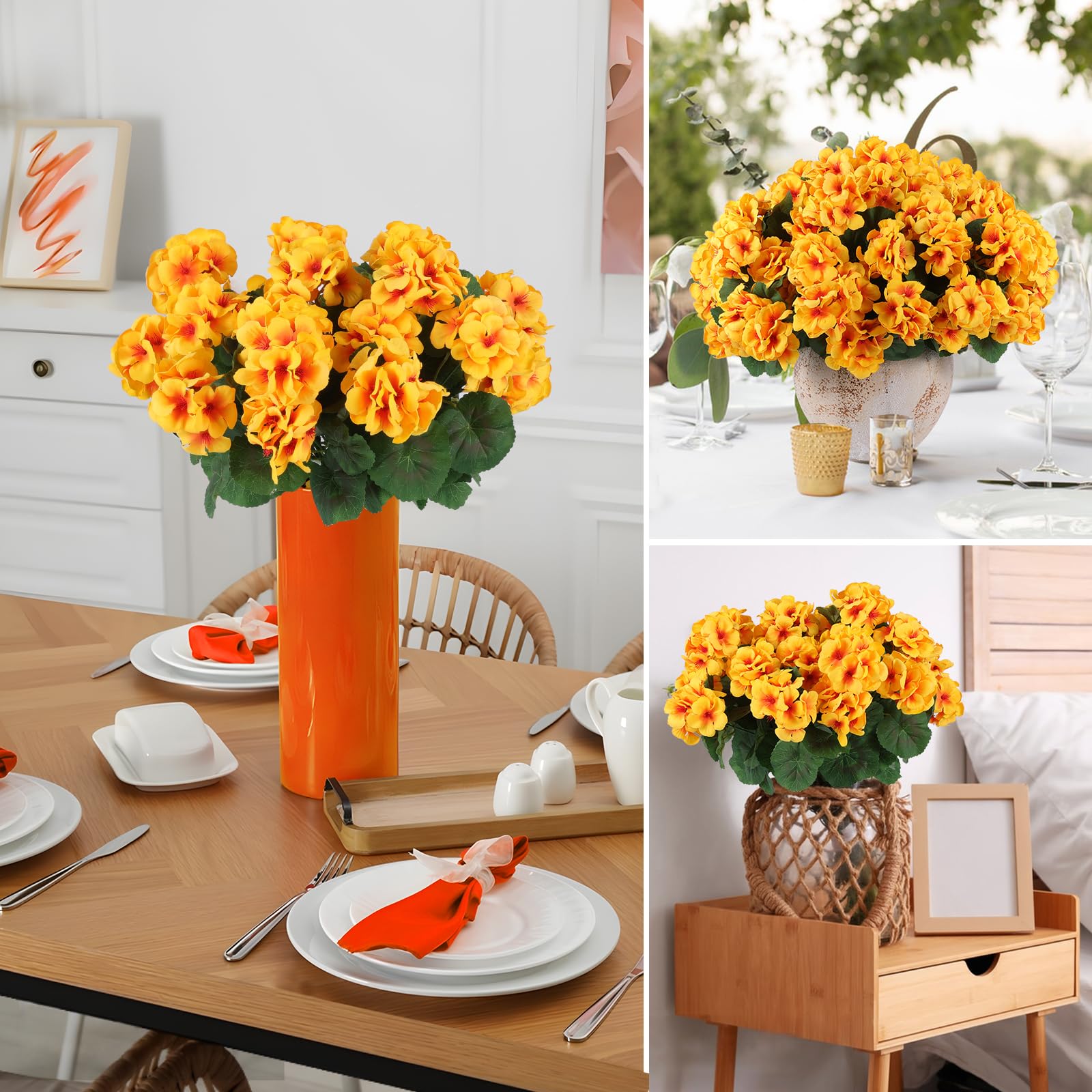 Hananona silk geranium collection delivers long-lasting color without watering