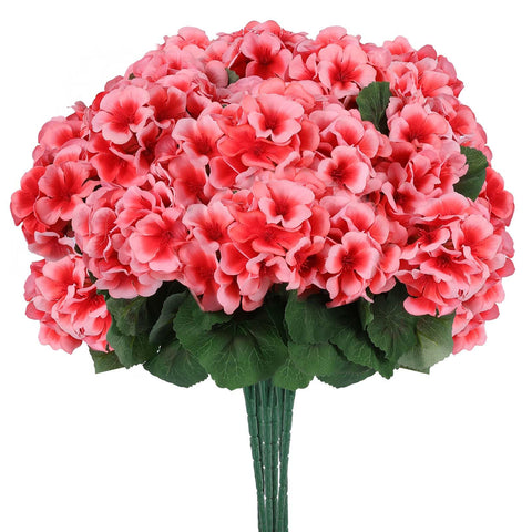 Hananona UV-resistant geranium bouquet for long-lasting color