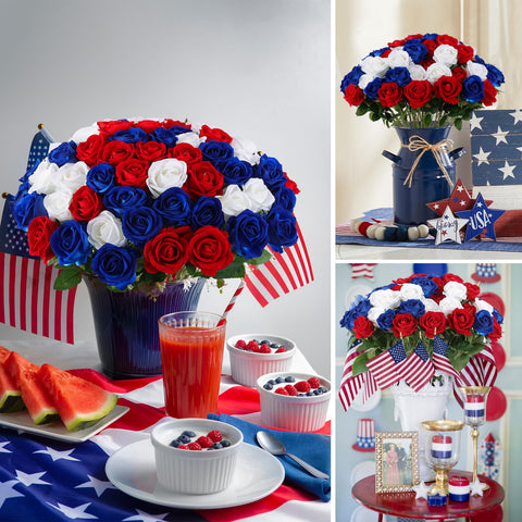 Hananona wedding centerpiece ideas using faux roses.