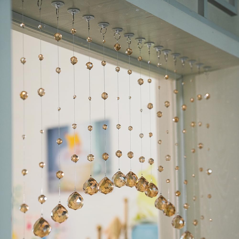 Hanbinsen living room beaded curtain adds stylish partition and ambience