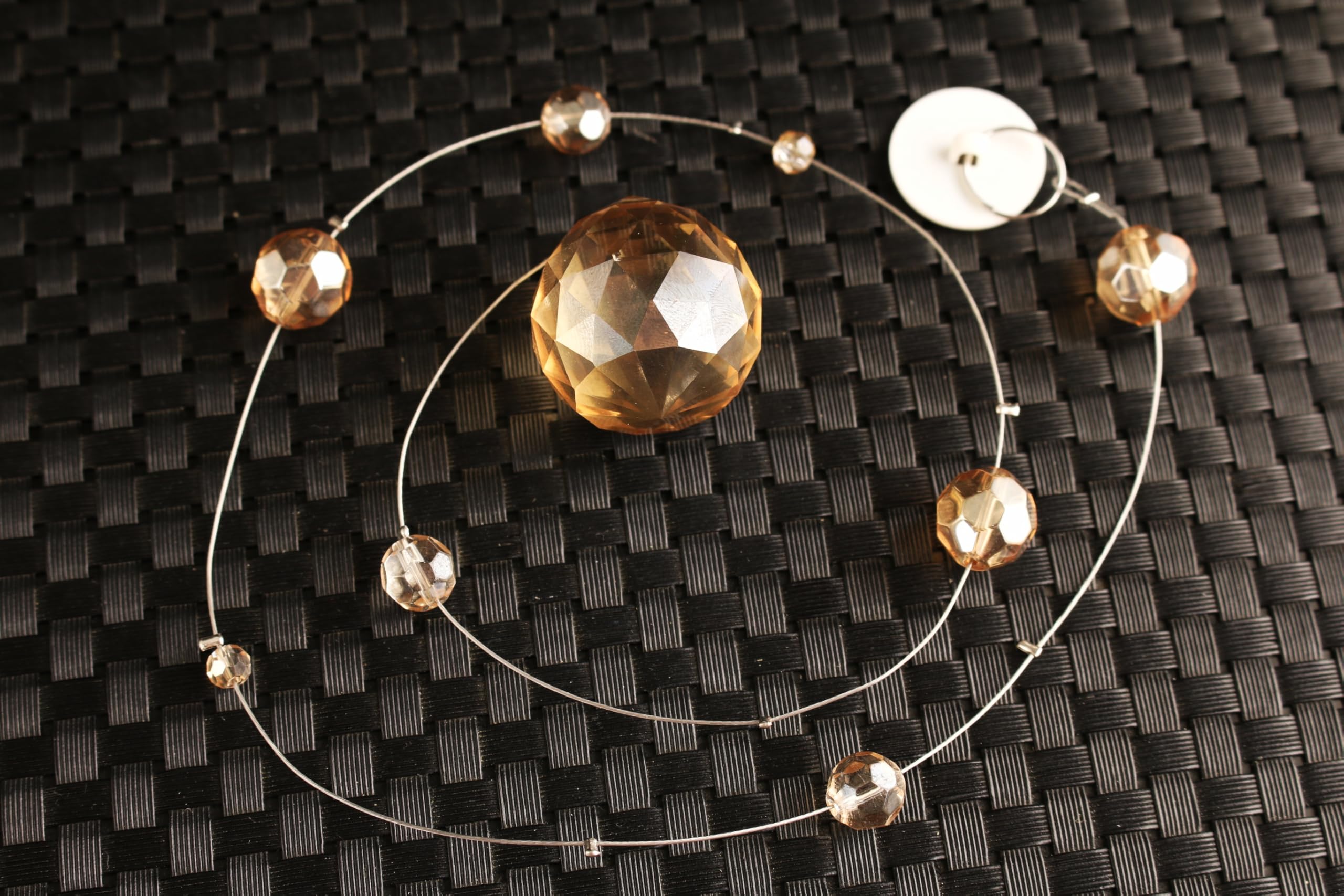Hanbinsen doorway-divider beads brighten spaces with subtle light sparkle