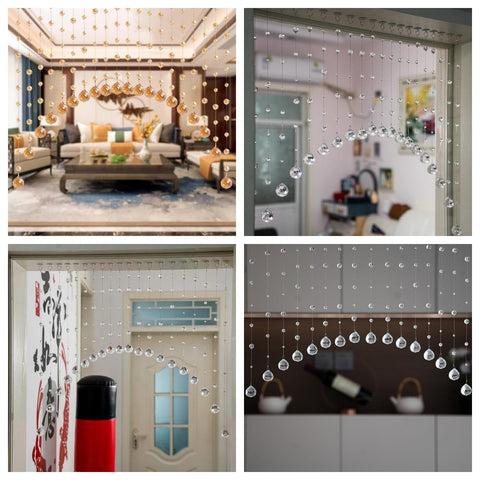 Hanbinsen beads sparkle under colored lighting for a glamorous vibe