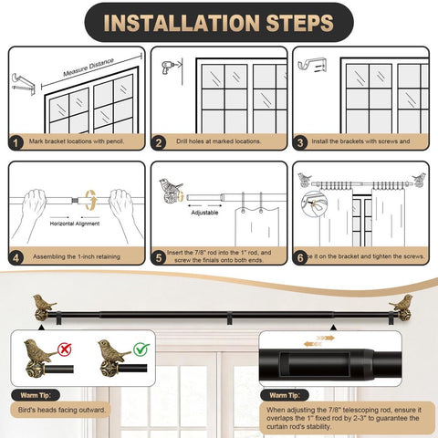 Hanchao assembly steps illustrated for easy installation.
