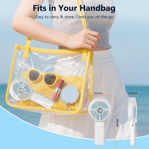 HandFan up to 24 hours of cooling per charge.