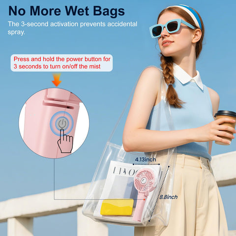 HandFan 3-speed wind control adapts from gentle breeze to strong airflow.