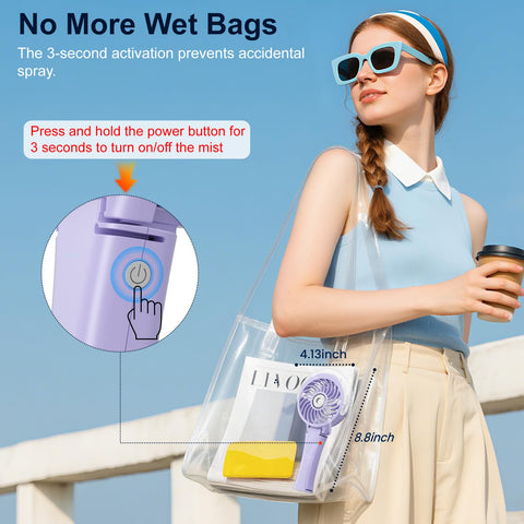 HandFan compact lightweight unit fits in pockets for travel cooling