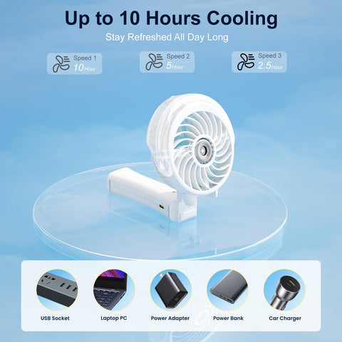 HandFan at concert demonstrates personal cooling in crowded venues.