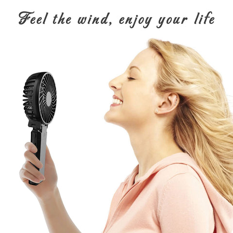 HandFan foldable 0-180 deg design for easy storage and setup