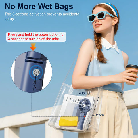 HandFan foldable neck-wear design for hands-free wear