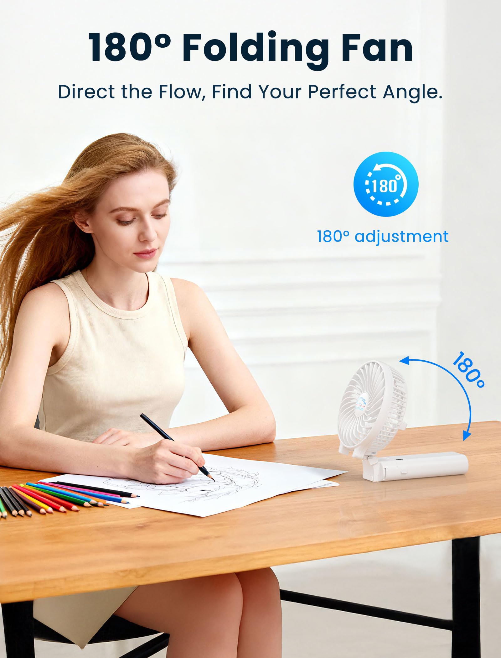 HandFan ideal for Disney parks and outdoor events.