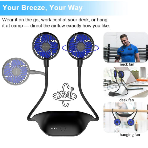 HandFan natural wind mode mimics forest breeze for comfortable rhythm.