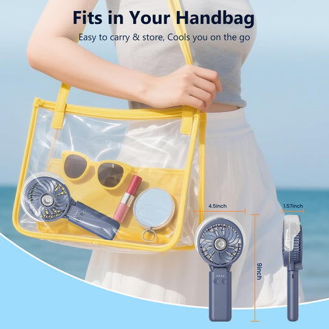 HandFan ideal for beach, concerts, and travel.