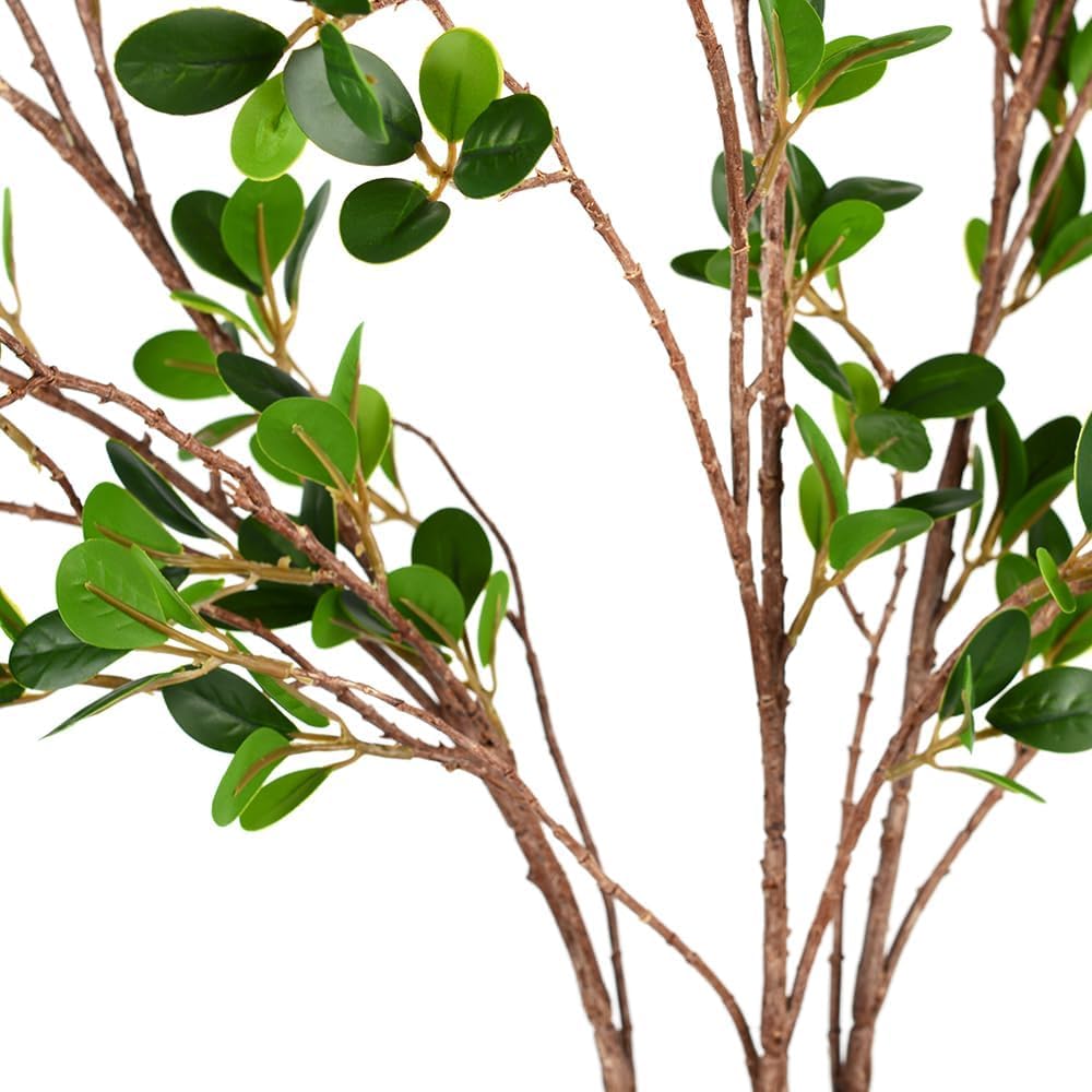 HANDIC faux stems in vase display demonstrate lifelike greenery without maintenance.