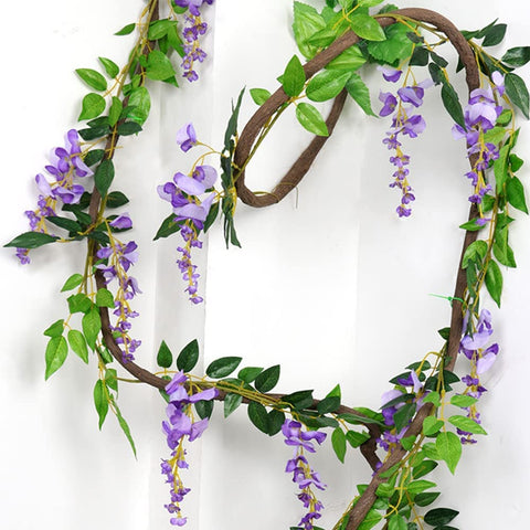 HANDIC wisteria garland hanging display for venue ambiance