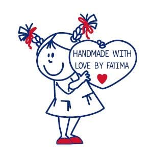 Popular fan collectible HANDMADE WITH LOVE BY FATIMA Monica door frame.