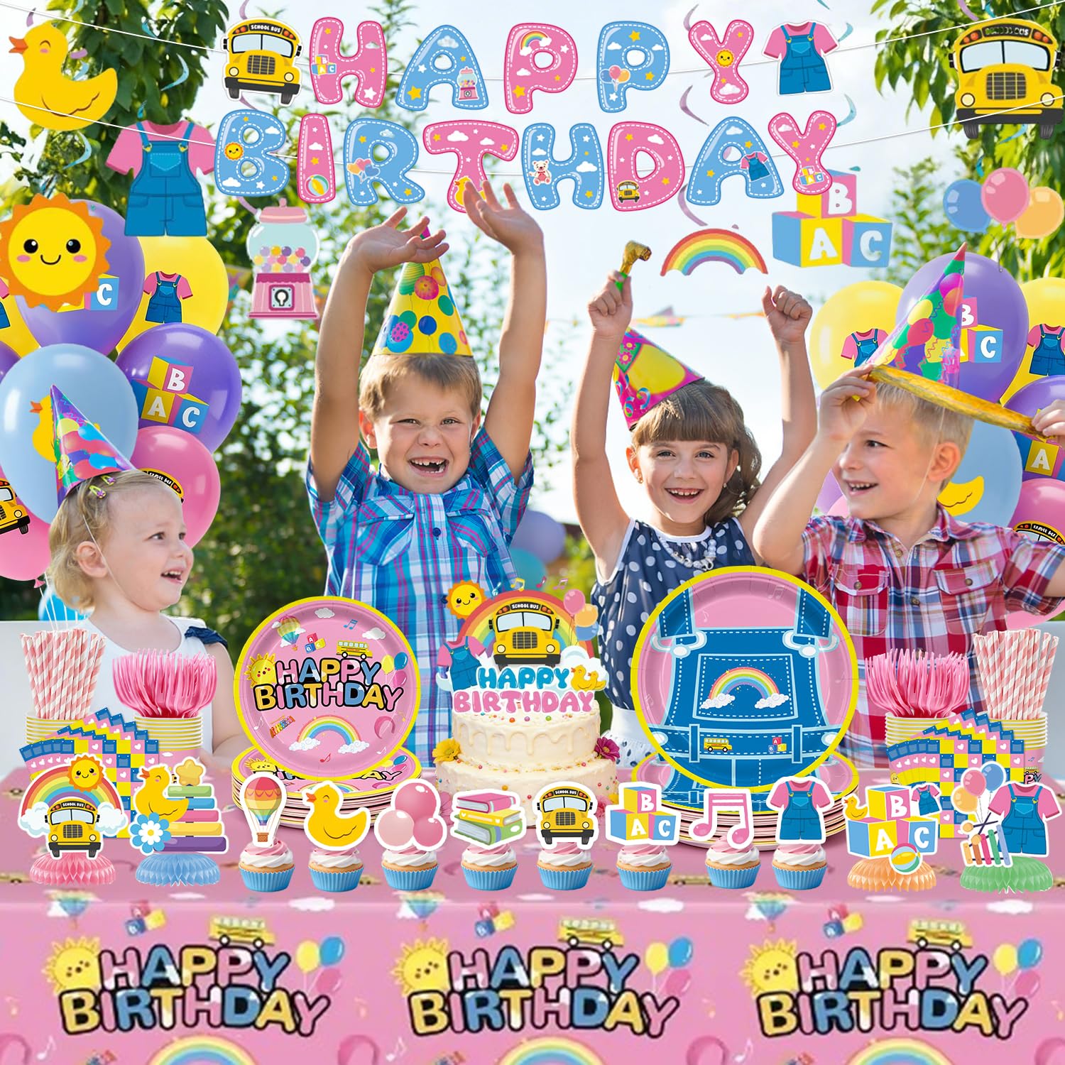HandTool cupcake toppers provide tiny accents for a classroom celebration