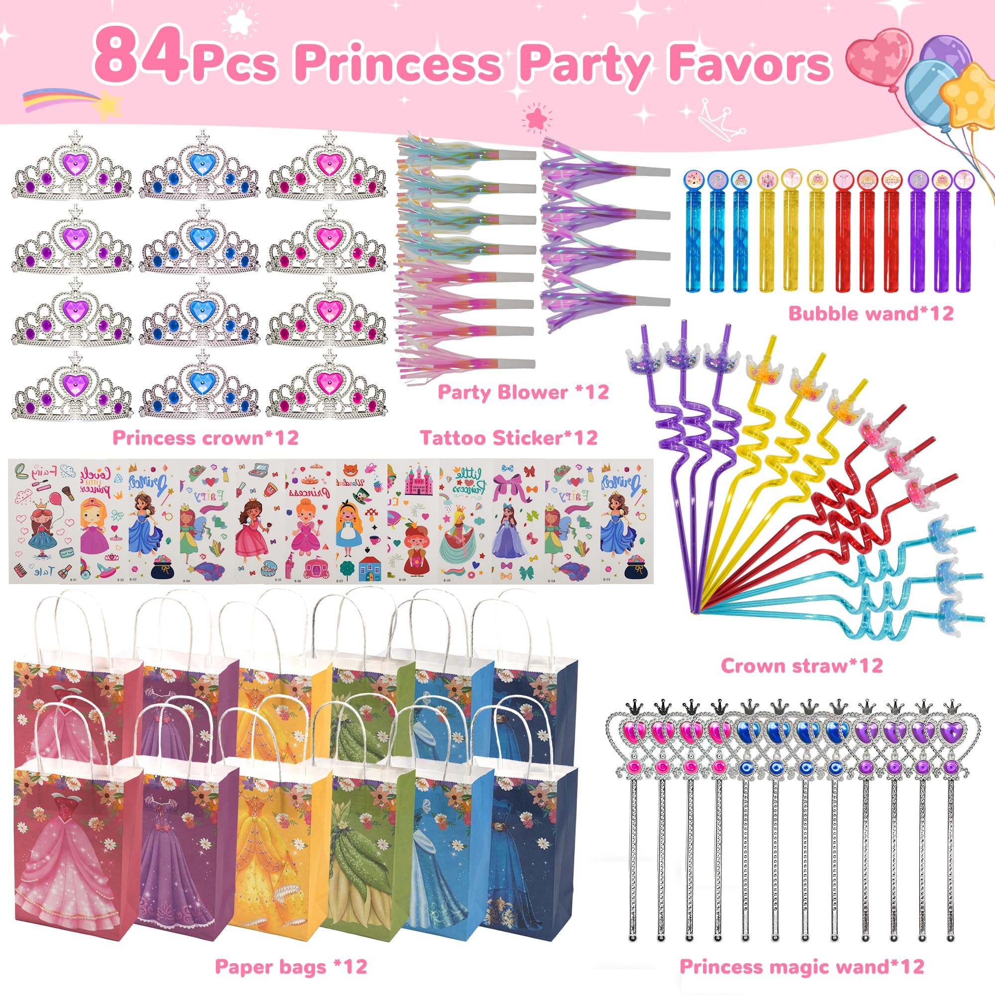 HandTool crown straws; themed sipping accessories add charm to celebrations.