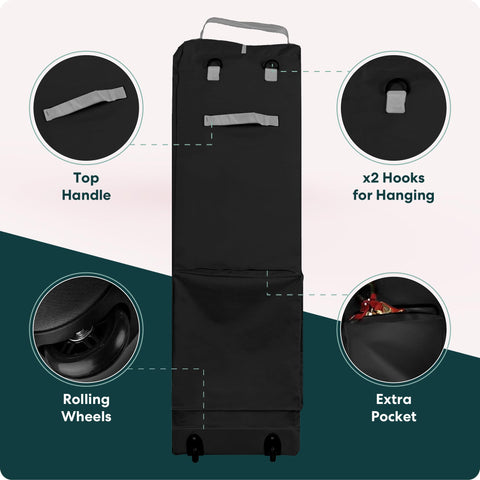 Sturdy carry handles simplify lifting and carrying.