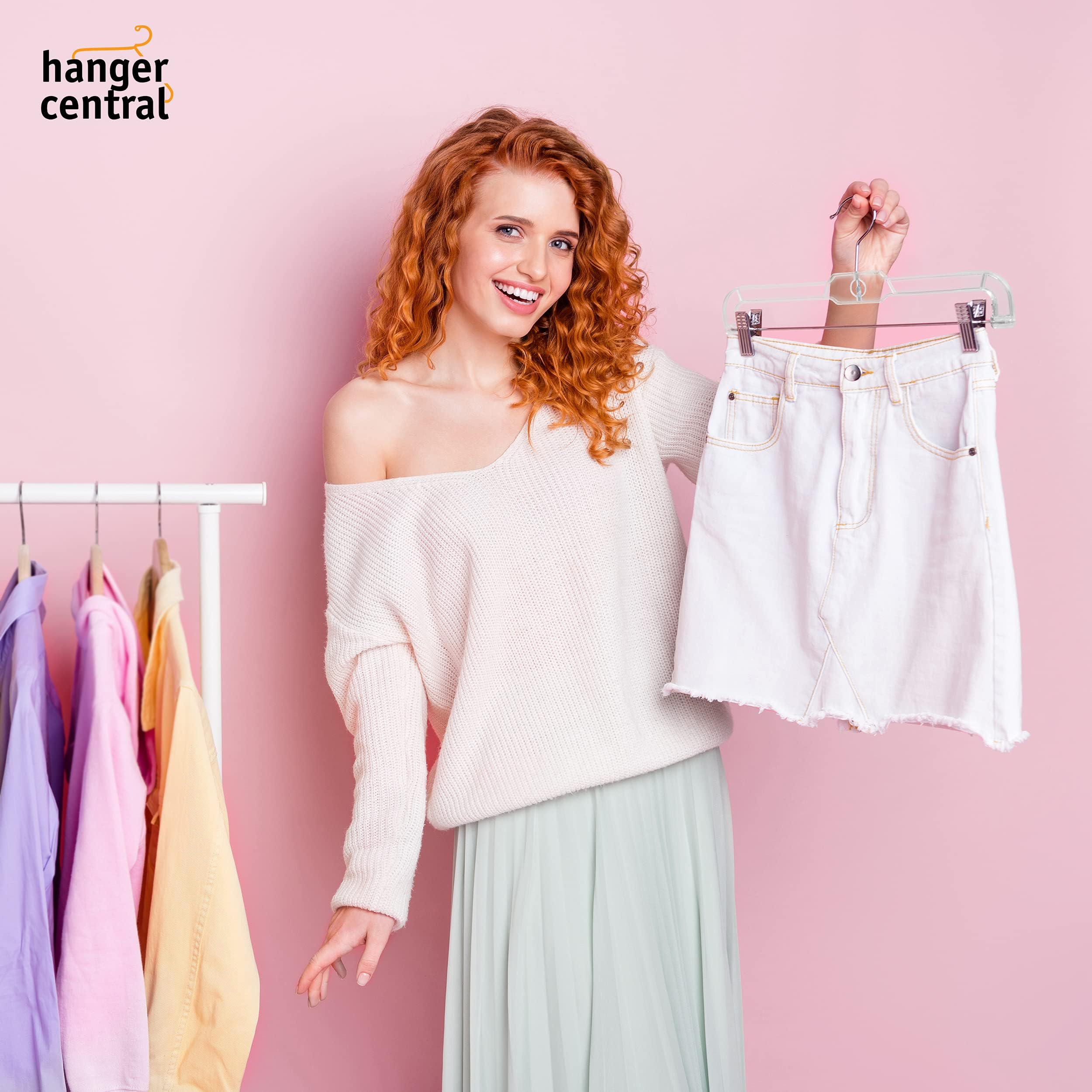 Hanger Central 25-pack helps create a cohesive closet system.