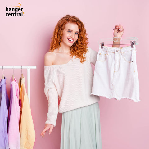 Hanger Central 25-pack helps create a cohesive closet system.